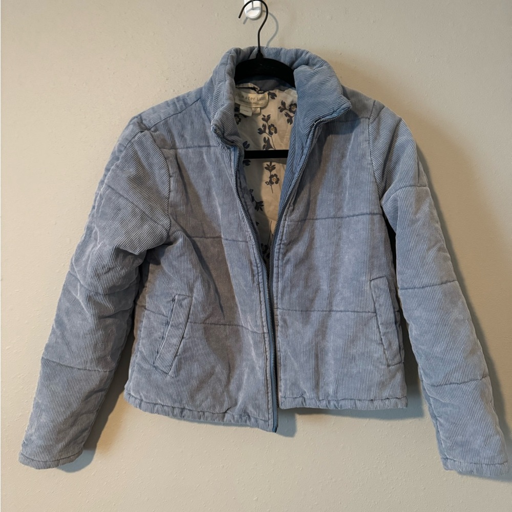 Saltwater Luxe Corduroy Quilted Puffer Jacket XS